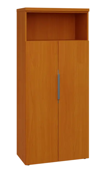 SIN 5 - 82DN kancelářská skříň, 2-dveřová/nika, 1820x800x400, třešeň šumavská